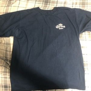 Corona xtra beer tee navy blue